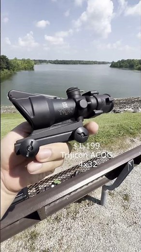 Tactical ACOG Style from SFT2 Tactical 4x32 VS Real Trijicon ACOG Red Chevron #shorts #scope