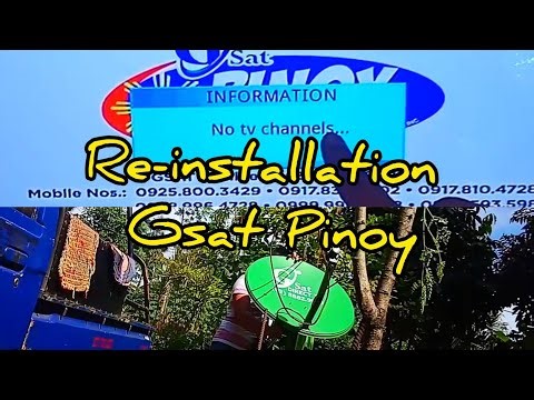 RE INSTALLATION GSAT SET UP