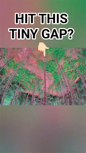 FPV Drone: Insane Power Loop Through Tiny Gap