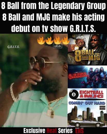 8 Ball from 8 Ball and MJG make acting debut on G.R.I.T.S. #8ball #8ballandmjg #suavehouse #memphis