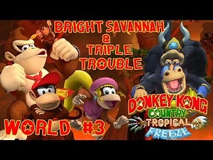 ABM: Donkey Kong Country Tripical Freeze (Walkthrough 3) HD !!