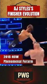 AJ Styles's Finisher Evolution