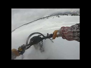 Beartooth Pass, MT. Blower pow. 2018 Ski-Doo RevXP 800