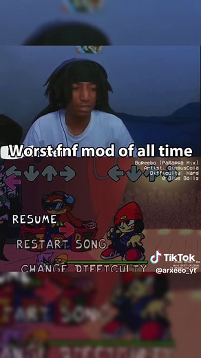 Bro tweaked at the end😭#fridaynightfunkin #fridaynightfunkinmod #fnfmod #fnf #fridaynightfunkinmeme