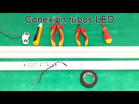 CÓMO CONECTAR TUBOS LED