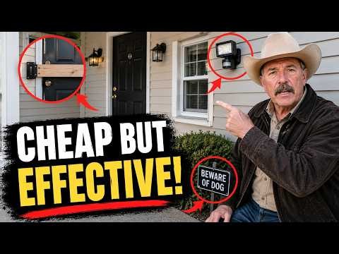20 "Poor Man" Home-Defense Fixes Burglars Hate More Than $5,000 Security Systems