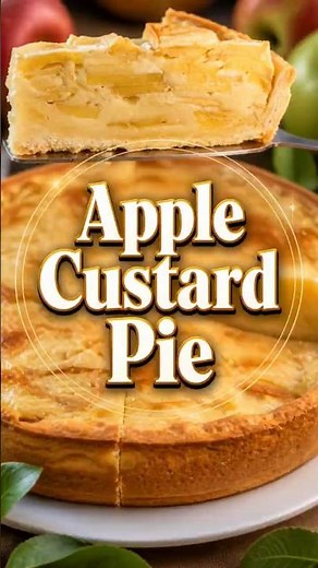 Apple Custard Pie