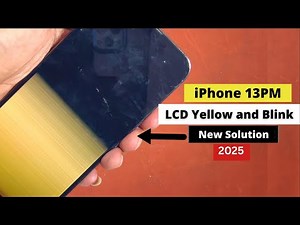 iPhone 13 Pro Max Yellow Blinking and Black Screen Fixed 2025 | No need to Change LCD Solved New