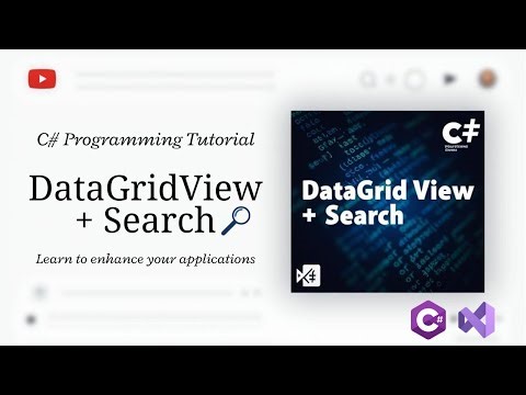 How to Populate and Implement search in DatagridView in C# Winforms (2025)