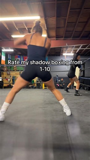 Female Shadow Boxing Techniques on TikTok