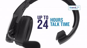 BlueParrott B450-XT MS Noise Cancelling Bluetooth Headset – Hands-Free Wireless Headset Programmed with Access to Microsoft Teams Walkie Talkie – Long Wireless Range, 24+ Hrs of Talk Time, IP54-Rated