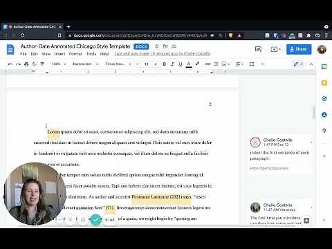 Author Date Annotated Chicago Style Explanation and Template