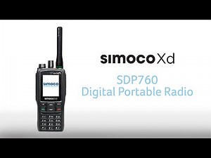 Simoco SDP760 DMR Portable Radio - Key Features