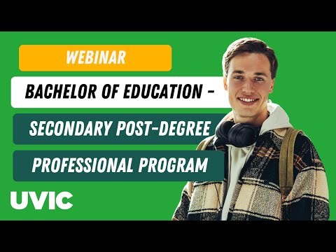 Info Session: B.Ed. Secondary Post-Degree Professional Program
