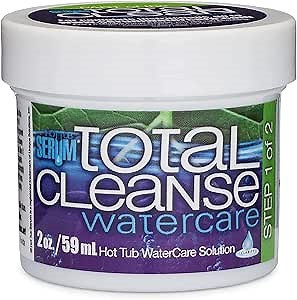 Hot Tub Serum Total Cleanse Gel, Hot Tub Cleaner, Purge & Flush, Works with Both Indoor & Outdoor Hot Tub & Spas, Clean Pipes & Jets Gunk Build Up, Purges 400 Gallon Water Tub 4 Times (2 oz)