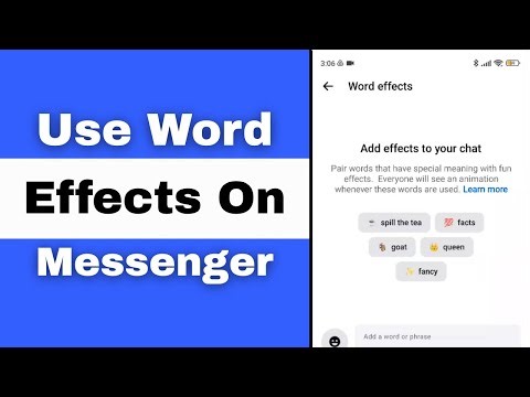 How to Use Word Effects on Facebook Messenger 2025