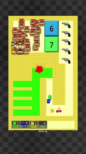 🟥🟦🟩🟨 Square Race🟥🟦🟩🟨