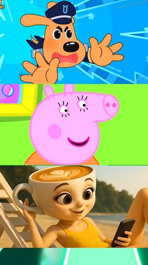 Sheriff Labrodar vs Peppa pig Exe vs Ballerina Capuchina #tileshopedmrush #gaming #VideoGames #shortsreels #viralvideoシ | Hip Hop Gamer