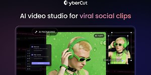 CyberCut AI: AI video studio for viral social clips | Product Hunt