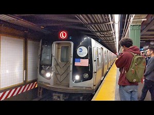 NYC Subway: R143 & R160 L Train Action @Bedford Av & 6th Av