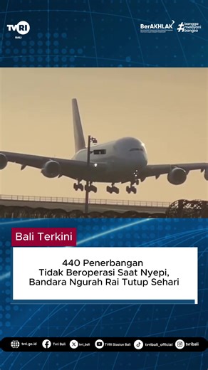 (16/3) Operasional Bandara Internasional I Gusti Ngurah Rai Bali akan dihentikan sementara selama 24 jam saat Hari Suci Nyepi pada 19 Maret 2026. Penghentian ini telah tercatat dalam Notice to Airmen (NOTAM) resmi yang diterbitkan oleh AirNav Indonesia. Diperkirakan sekitar 440 pergerakan pesawat tidak beroperasi selama periode tersebut. Meski aktivitas penerbangan dihentikan, pihak bandara tetap menyiagakan personel untuk mengantisipasi kemungkinan penerbangan darurat, seperti keadaan darurat m