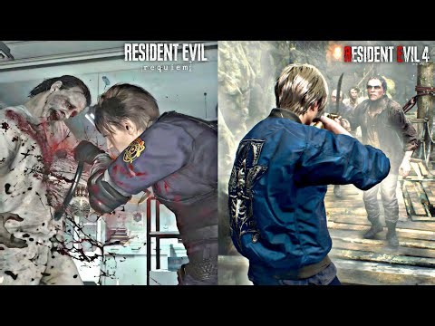 Resident Evil Requiem vs Resident Evil 4 – Brutal Combat Comparison