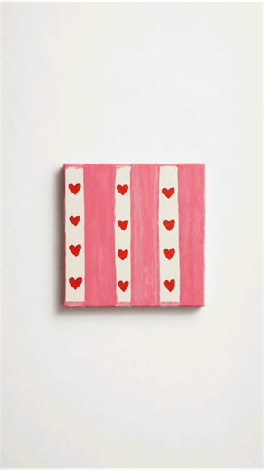 Title: Beautiful Love Painting on Canvas | Easy Romantic Art Tutorial ❤️🎨#shorts #reels #diy