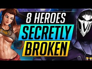 8 SECRETLY OVERPOWERED Heroes - Overwatch PRO Tips and Tricks - Meta Guide