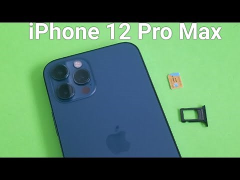 Apple iPhone 12 Pro Max How to insert and remove SIM Card