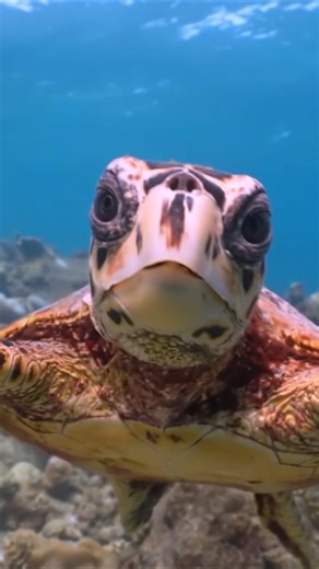 Sea turtles up close: Fascinating underwater footage