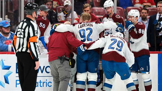 Avalanche captain Gabriel Landeskog returns to ice, on track for Olympic return