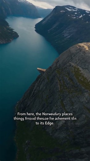 Would You Stand on the Edge of This? 😳 Trolltunga, Norway