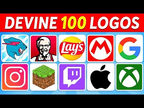 Devine 100 LOGOS de MARQUES CÉLÈBRES en 3 SECONDES ⏱🔥🏆