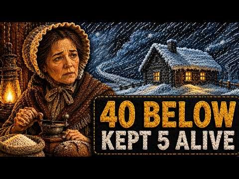 She Kept 5 People Alive at 40 Below, Every Single Day | A Winter Day With Ma Ingalls, 1881