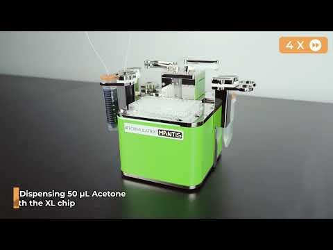 Automated Dispensing, Now for Harsh Chemicals - Mantis XL Chip
