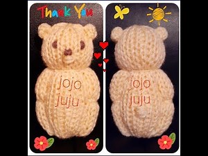 how to KNIT a BEAR | KNITTING MACHINE