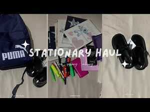 VLOG : stationary haul ~ yapping ~ unboxing | South African YouTuber 🇿🇦