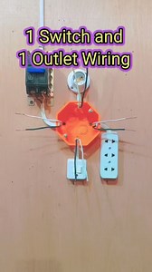 5.9M views · 119K reactions | 1 Switch and 1 Outlet Wiring #fbreels #fbreelsvideo #viralreelsfb #reelsfb #electricaltutorial #reels #everyone | Electrical Tutorial | Facebook