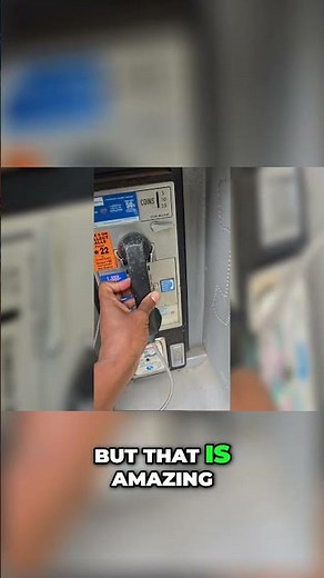 Payphone Still Works?! Reliving Nostalgia in 2025! #shorts