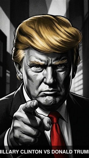 Hillary Clinton vs Donald Trump: El segundo exacto donde el imperio de cristal se rompió #Shorts