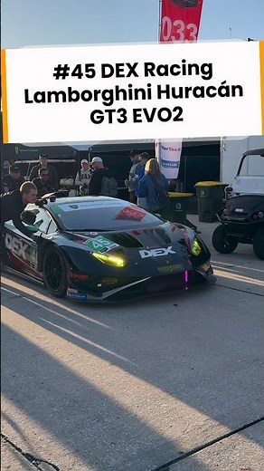 #45 DEX Racing Lamborghini Huracán GT3 EVO2 Paddock Action | 🔥 #lamborghini