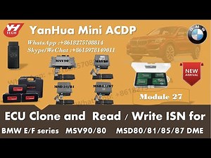 #bmw #ecu #clone: BMW MSV90 ECU Clone by Yanhua Mini ACDP