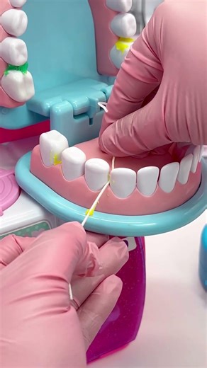 Toothbrush & Floss ASMR 🪥 So Satisfying