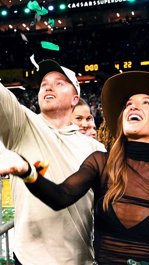 After the devastation from Hurricane Helene, Garrett Osborne helped organize a trip for 150 impacted kids to attend a Carolina Panthers game earlier this season. Verizon thanked him for his work by bringing him, his wife, and his best friends to #SBLIX. ❤️ | NFL