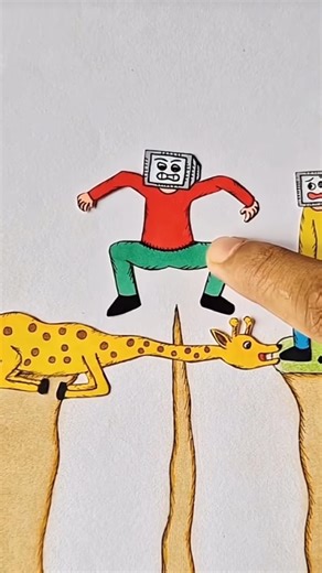 Teo bad TV brothers #artsandcraftwithwaseem #trendingshorts