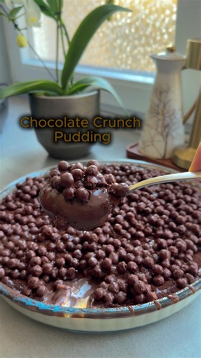Schoko-Crunch Pudding 🌙🍫