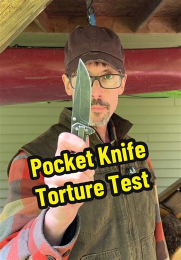Smith & Wesson Pocket Knife Strength Test