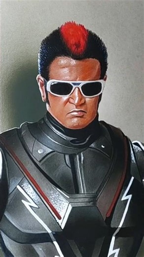 Chitti Robot 2.0 Realistic Drawing #shorts #youtubeshorts #shortsart #art #3dart #realistic #drawing