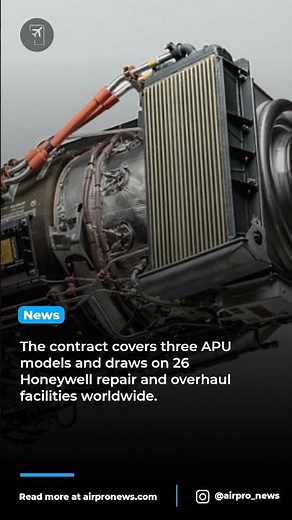 Honeywell Aerospace and Garuda Indonesia signed a three-year APU maintenance agreement.