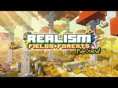 REALISM 1.1 Fields + Forests - The Most Enhanced Minecraft Survival Experience in-depth review